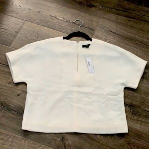 J Crew (NWT) Cropped Top Sleeve